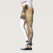 leggings met grizzly beer cub (Links)