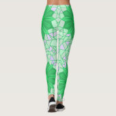 Leggings met groene (Achterkant)
