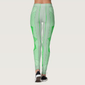 Leggings met groene (Achterkant)