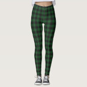 Leggings met groene buffalo-spelden (Voorkant)