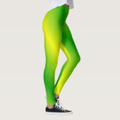 Leggings met groene en gele streep (Rechts)