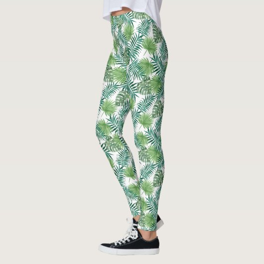 Leggings met groene handpalmen (Links)