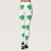 Leggings met groene klaveren (Achterkant)