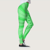 Leggings met groene kunst (Rechts)