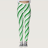 Leggings met groene snoepriet (Voorkant)