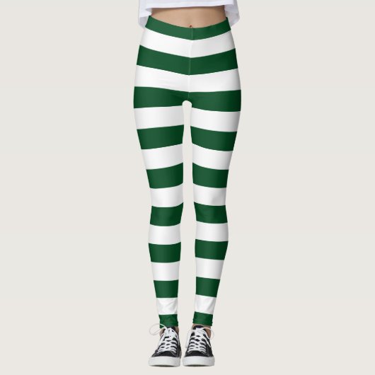 Leggings met groene strepen (Voorkant)