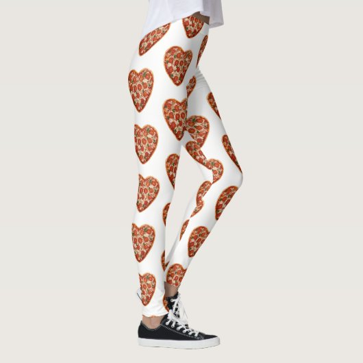 leggings met hartvormige pizza (Rechts)