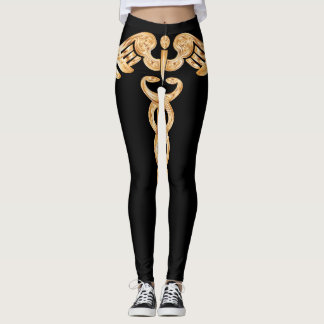 Leggings met het caduceontwerp