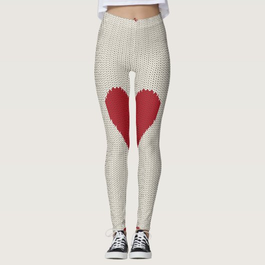 Leggings met het kattenbreiseffect (Voorkant)