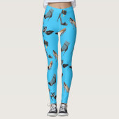 Leggings met hoge Hiel-schokken, collage Stiletto- (Voorkant)