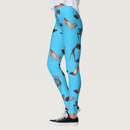 Leggings met hoge Hiel-schokken, collage Stiletto- (Links)