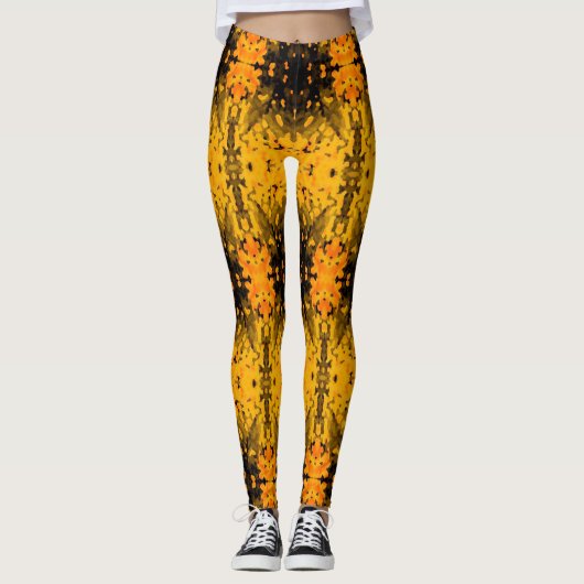 Leggings met honingkleurige dames (Voorkant)