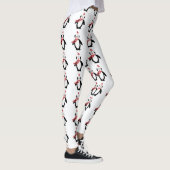 Leggings met kerst-kerstpinguïn (Rechts)