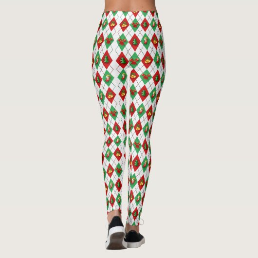 Leggings met kerstdiamanten (Achterkant)