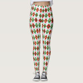 Leggings met kerstdiamanten (Voorkant)