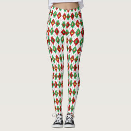 Leggings met kerstdiamanten
