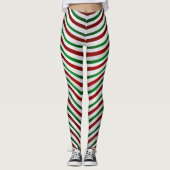 Leggings met kerstmis Cute Candy Cane Stretchy Pan (Voorkant)