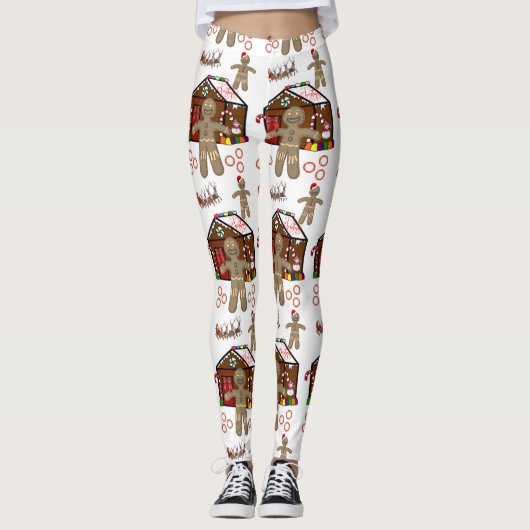 Leggings met kerstmis Man (Voorkant)