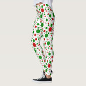 Leggings met kerstpoka Dots (Links)