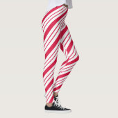 Leggings met kerstsnoepriet (Rechts)