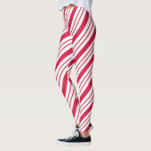 Leggings met kerstsnoepriet (Links)