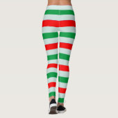 Leggings met kerstsnoepriet (Achterkant)