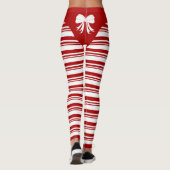 Leggings met kerstsnoepsuikerriet (Achterkant)