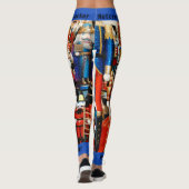 Leggings met kersttanden voor voedingskraker (Achterkant)
