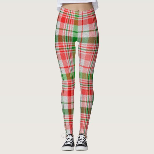 Leggings met kersttangen (Voorkant)