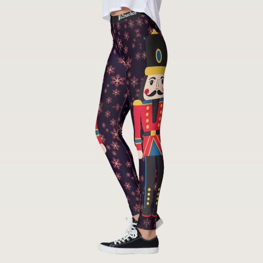 Leggings met kerstvoeding Vette damespjes (Links)