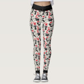 Leggings met kerstzwarte kat (Voorkant)