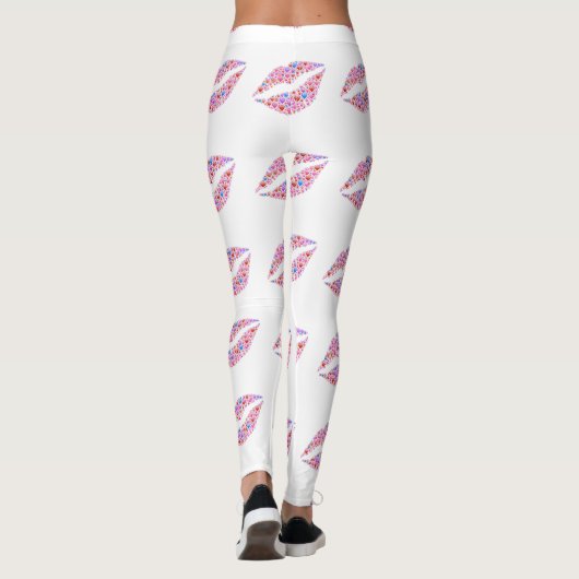 LEGGINGS MET "KISSES" (Achterkant)