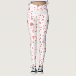 Leggings met klein hartprint