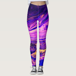 Leggings met kleurenrimpels