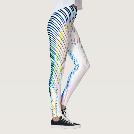 Leggings met kleurrijk arraypatroon (Rechts)