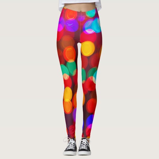 Leggings met kleurrijke lichten (Voorkant)