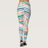 Leggings met kleurrijke strepen (Achterkant)