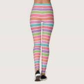 Leggings met kleurrijke strepen (Achterkant)