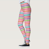 Leggings met kleurrijke strepen (Links)