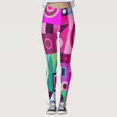 Leggings met leuke casual kunst (Voorkant)