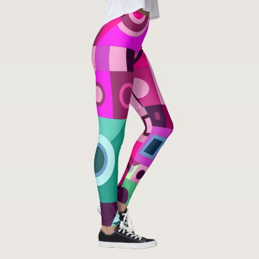 Leggings met leuke casual kunst (Rechts)