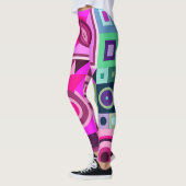 Leggings met leuke casual kunst (Links)