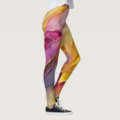 Leggings met levendige golven van kleur (Rechts)