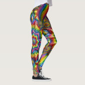 Leggings met LGBTQ kleuren ontwerp (Rechts)