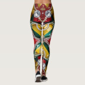 Leggings met Los Angeles Kleuren ontwerp (Achterkant)