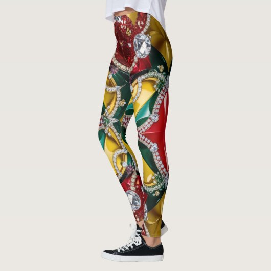 Leggings met Los Angeles Kleuren ontwerp (Links)