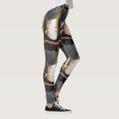 LEGGINGS MET **MARSHMALLOW SNOWMANNEN** (Rechts)
