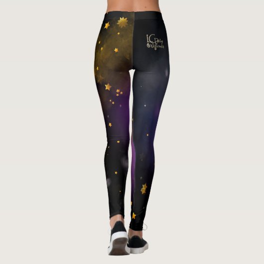 Leggings met melkwegstelsel (Achterkant)