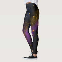Leggings met melkwegstelsel