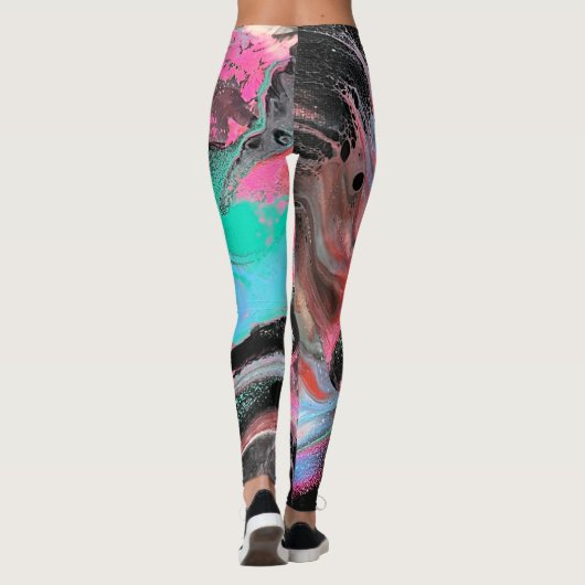 Leggings met melkwegstelsel (Achterkant)